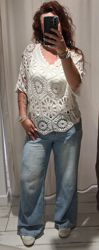 Top en crochet