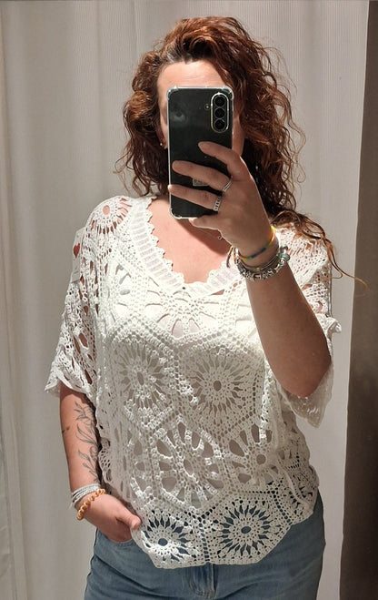 Top en crochet