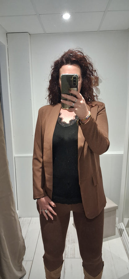 Veste blazzer marron
