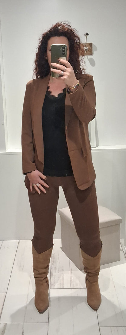 Veste blazzer marron