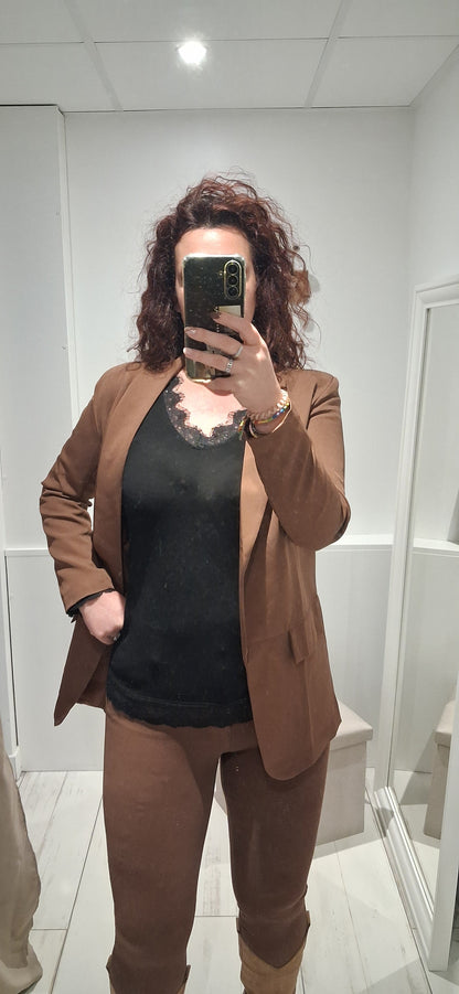 Veste blazzer marron